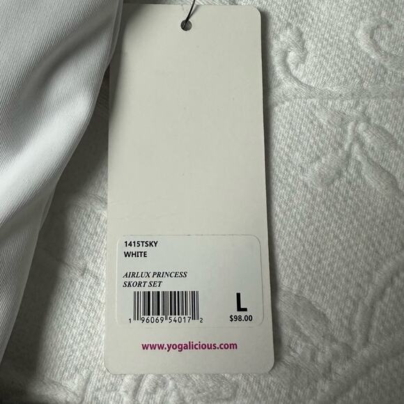 NWT Yogalicious White Set Size Large - Picture 8 of 8